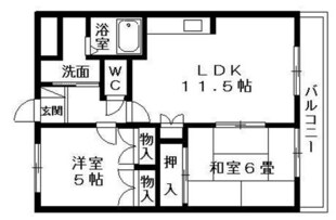 エトワールＳの物件間取画像